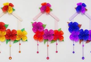 Hanging Paper Flowers