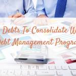 debt consolidation program