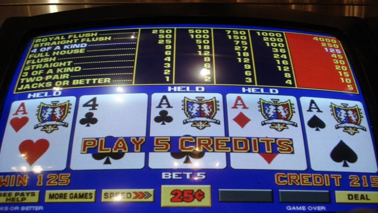 video poker slot machine for sale