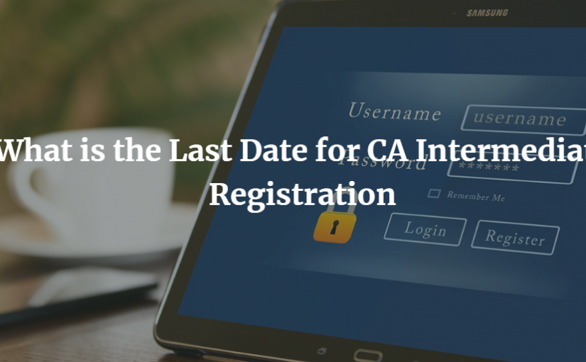 CA intermediate registration