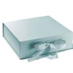 Gift boxes in card material secure the gifts yet attract the recipients