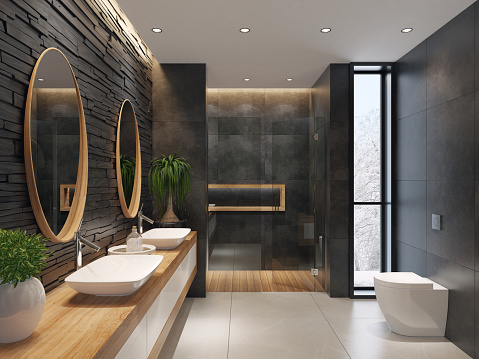 5 Ways to Style Black Bathroom Tile