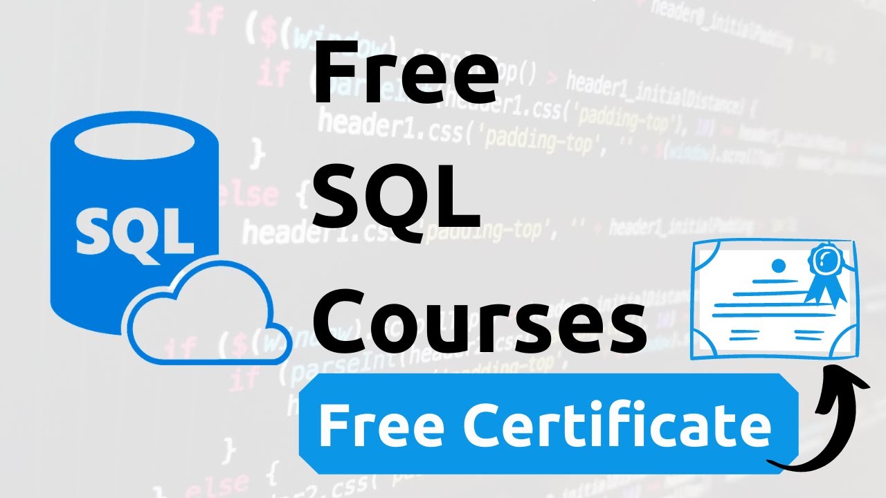 Take Advantage Of SQL Certification Free - Read These 6 Tips - Mynewsfit