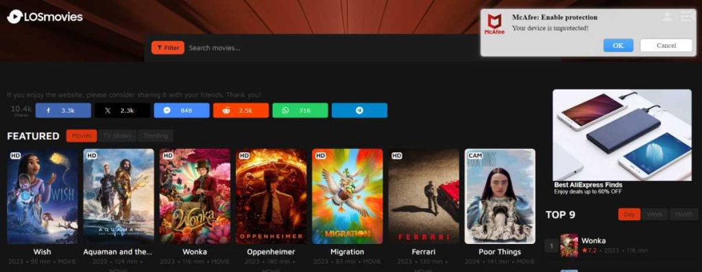 LOS Movies Exploring the Movie Streaming Platform