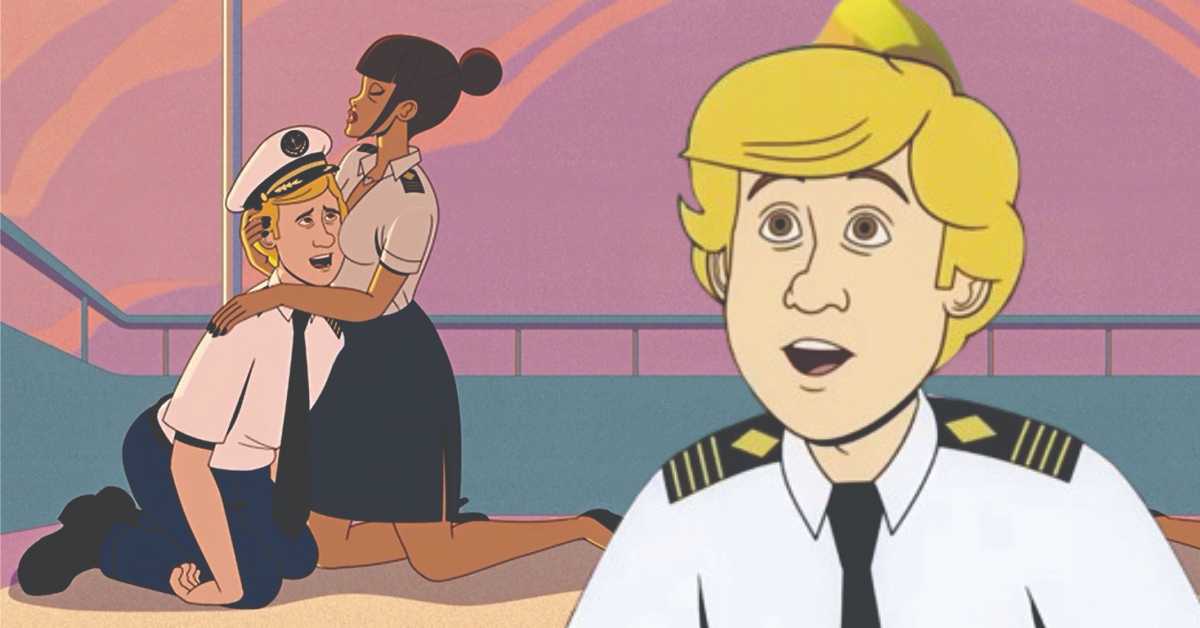 Captain Fall Nudity- American Adult Animated Crime Drama
