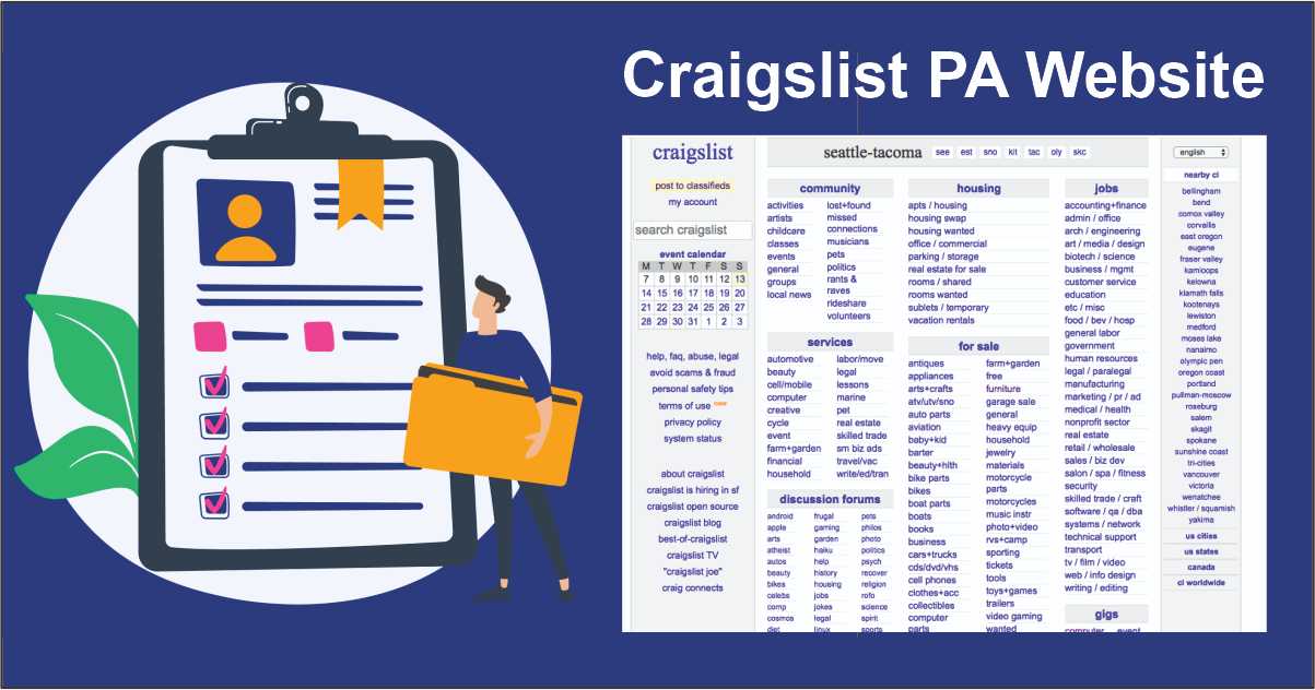 Craigslist PA Website Job Search And Employment Platform
