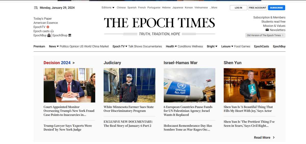 The Epoch Times A Fresh Perspective on Global News and Current Affairs