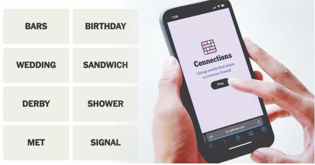 The NYT Connections Hint Online Puzzle Game