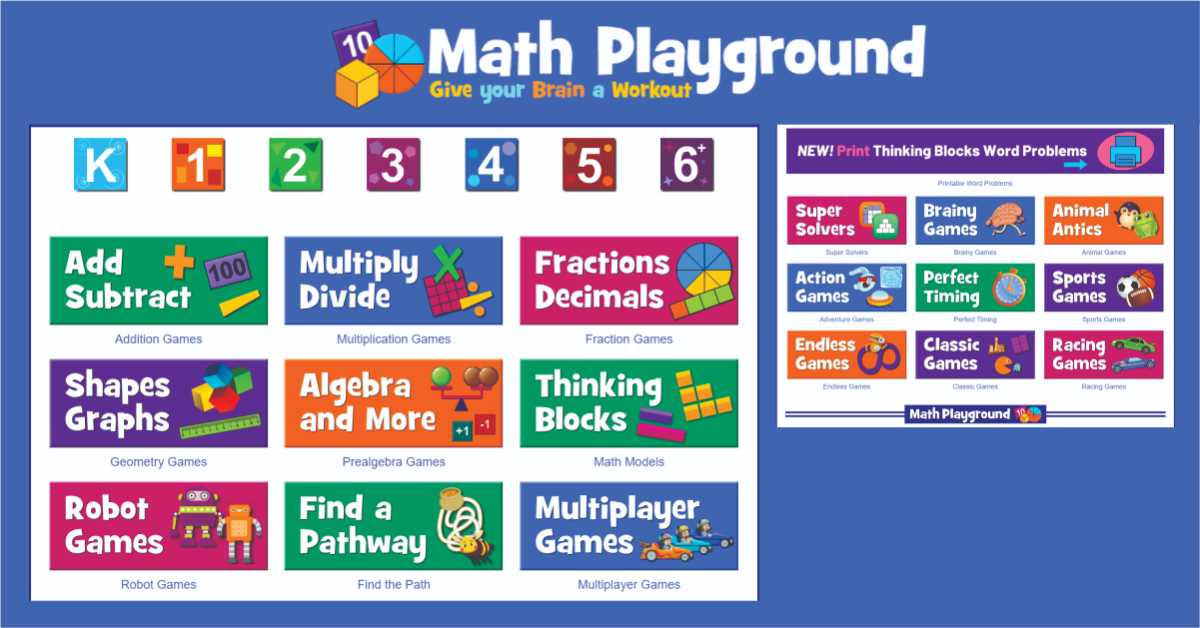 Mathplayground: Play and Learn With Maths
