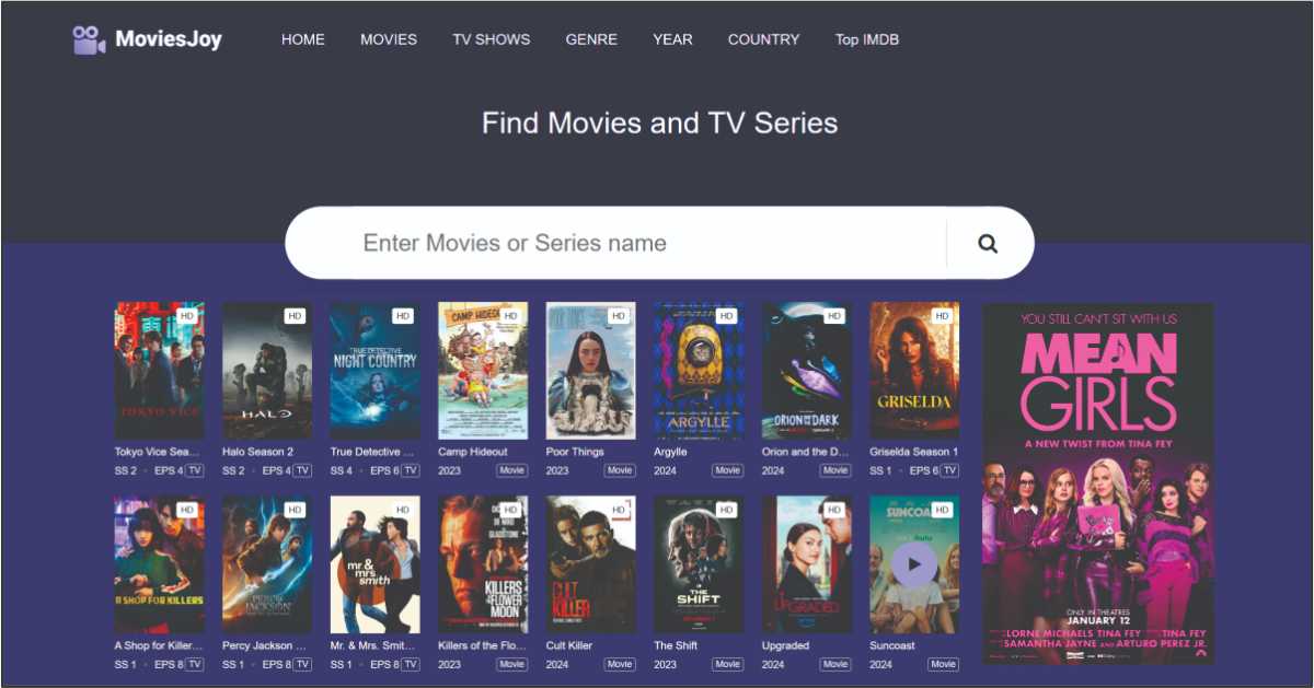 MoviesJoy: A Free Site For Movie Buffs With 200,000 Movies and TV Shows
