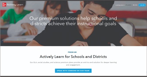 What is the Actively Learn website 