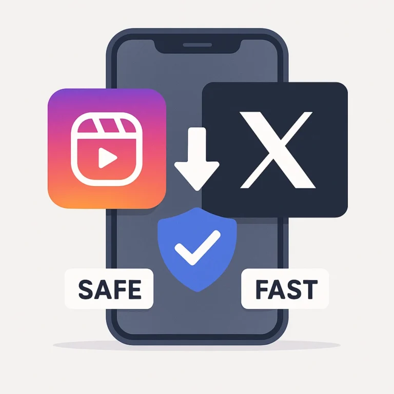 How to Download Videos from Instagram and X (Twitter) – Safe & Fast